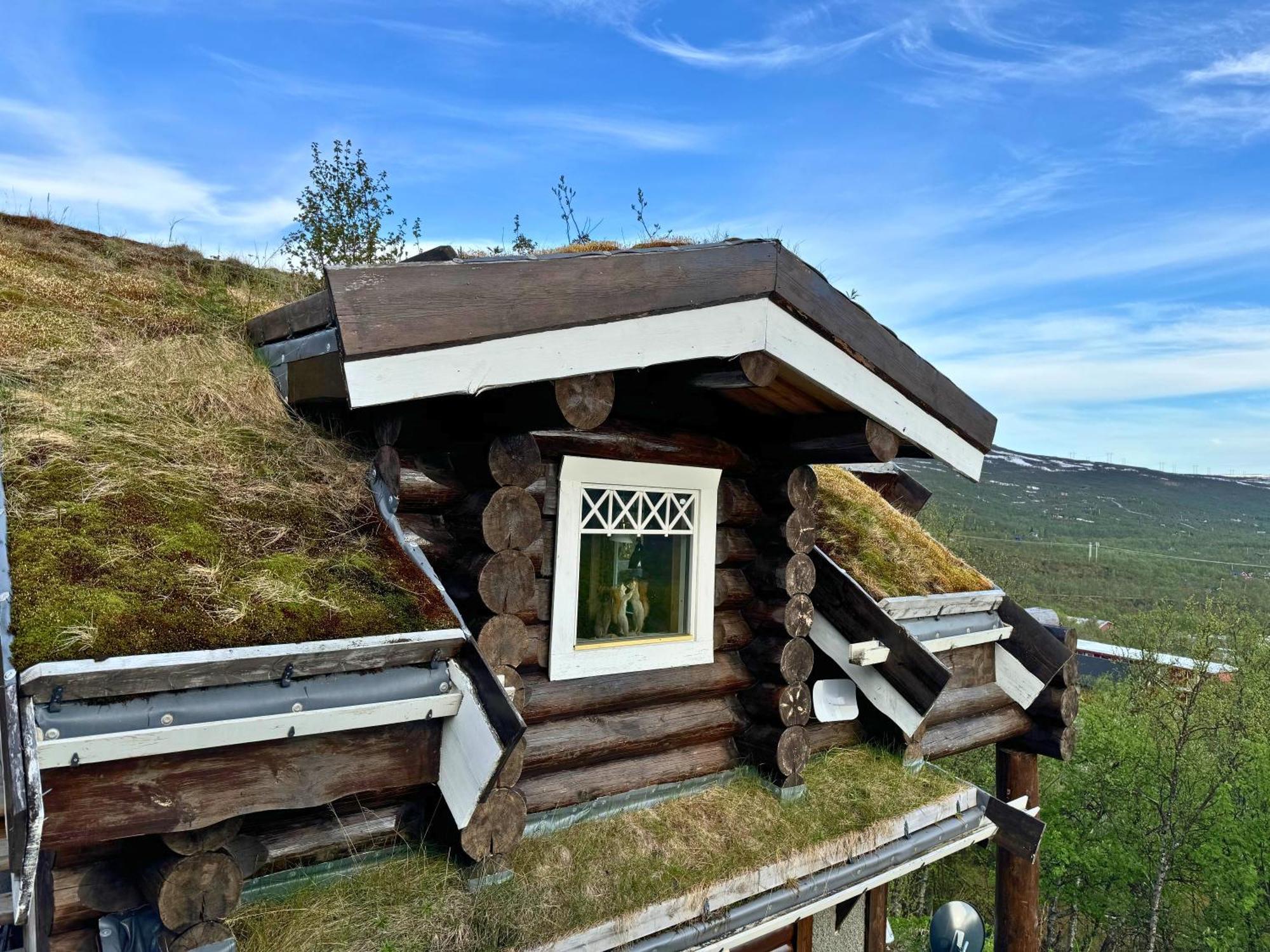 Unique Arctic Timber Cabin Skaidi Exterior foto